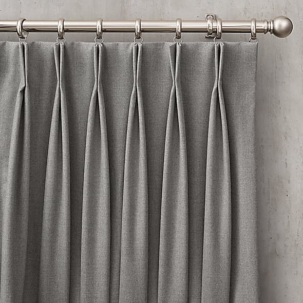 Double Pinch Pleat Curtains