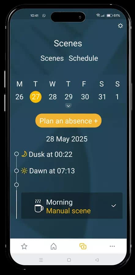 Control at Your Fingertips Your blinds, your schedule