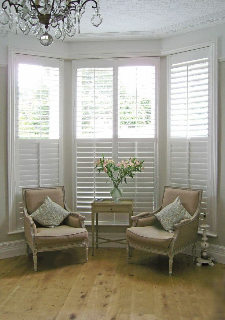 Shutters for Bay Windows