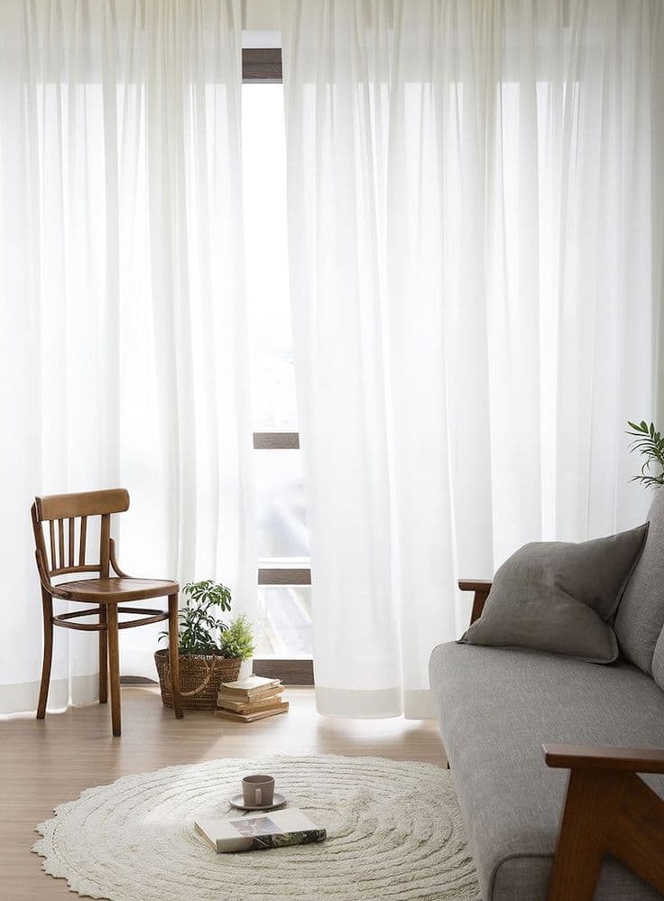 chiffon curtains