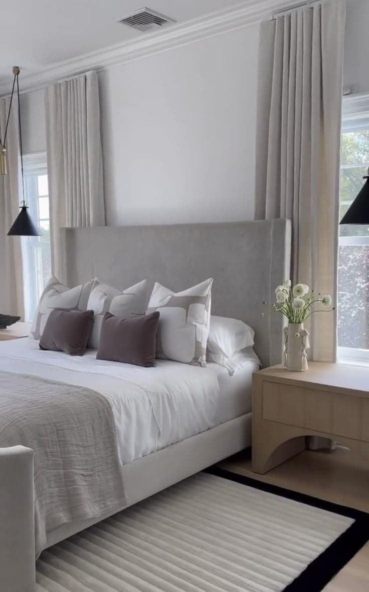 Modern Plain Curtains