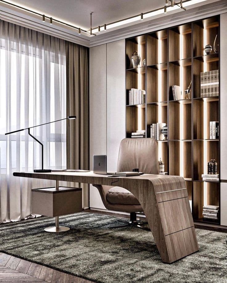 Curtain for Office Window