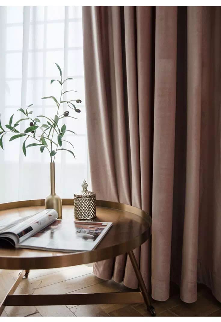 Plain Curtains for Bedroom