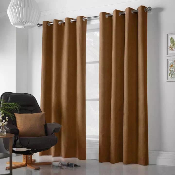 Brown Velvet Curtains