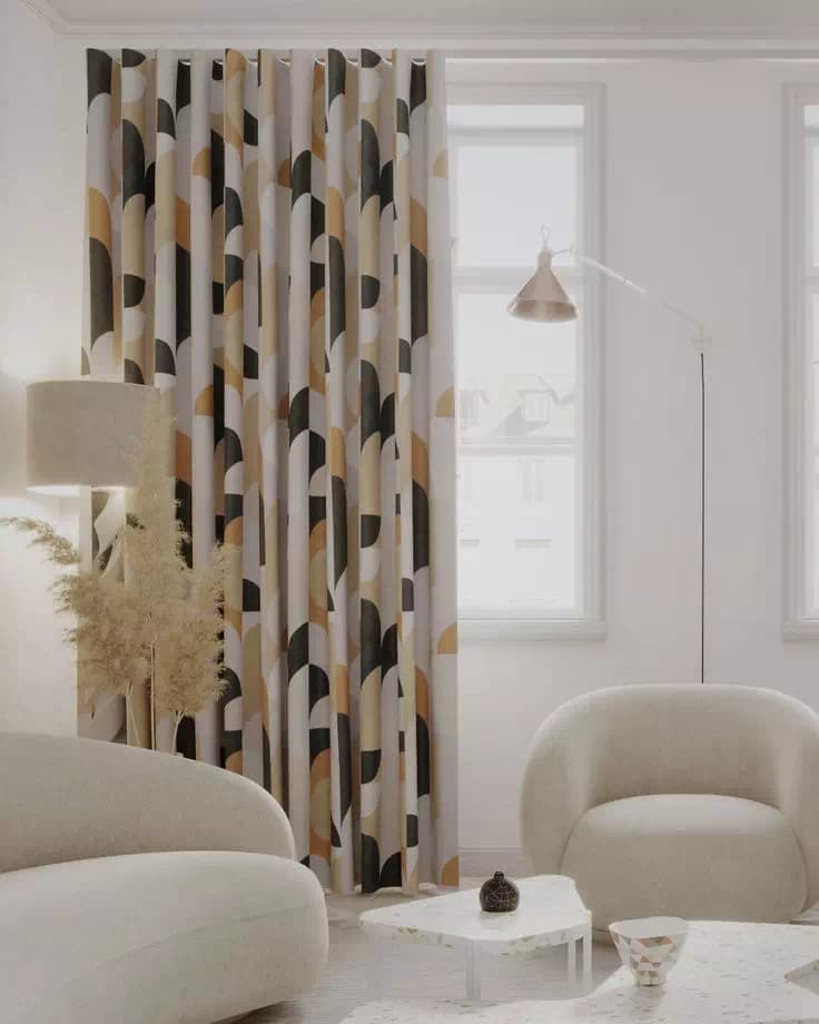 Luxury Geometric Curtains