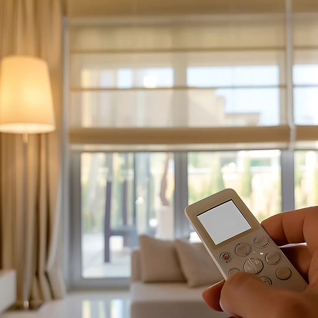 motorised window curtains