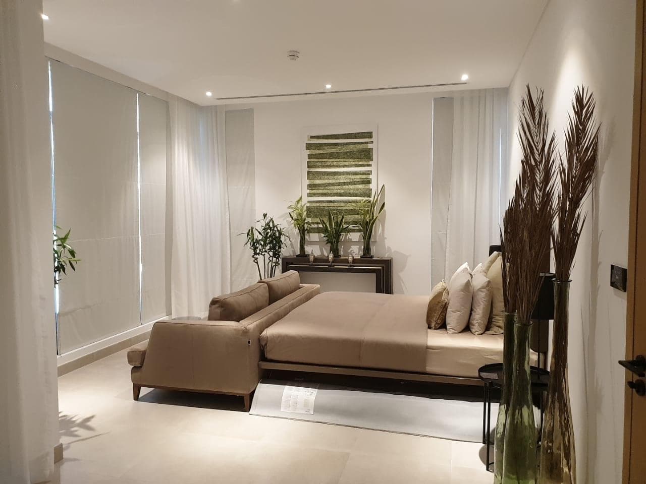 bedroom roman blinds