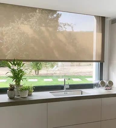 roller blind for kitchen window