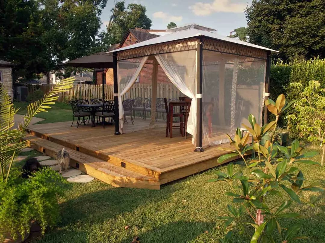 Pergola Window Coverings
