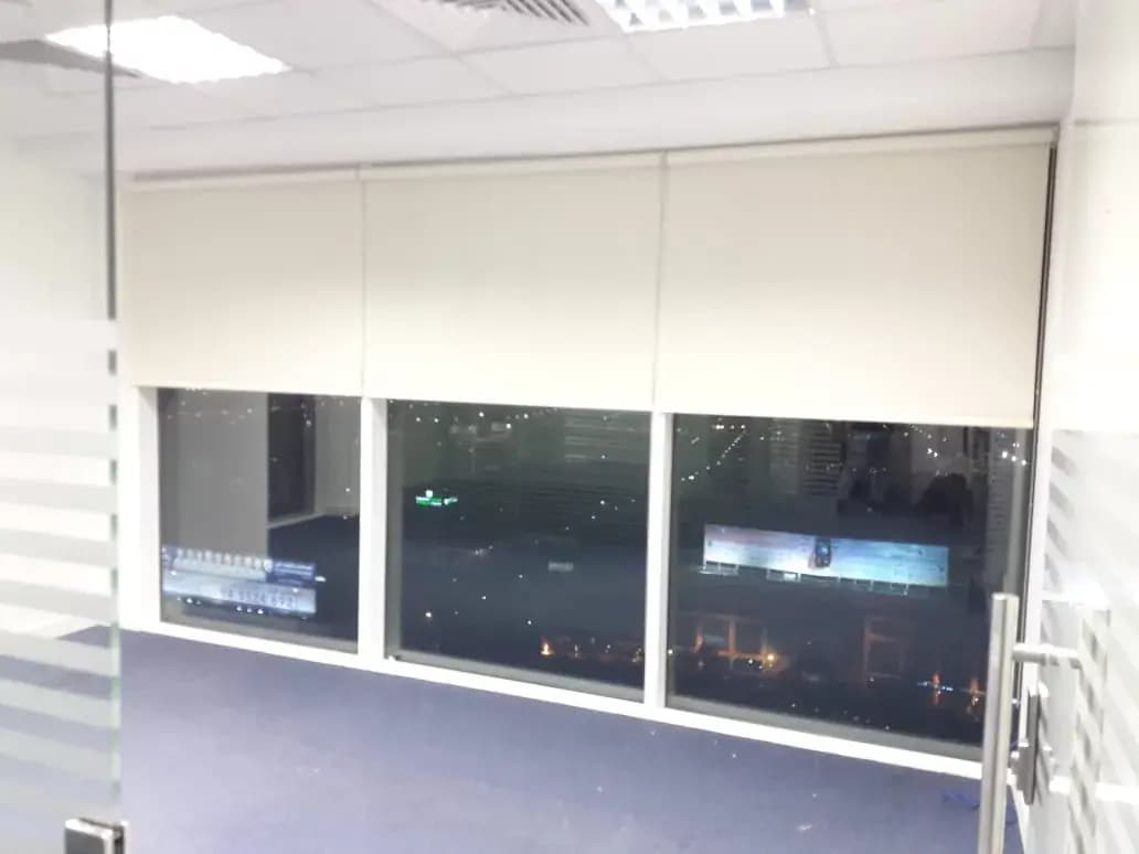 Balcony window coverings 