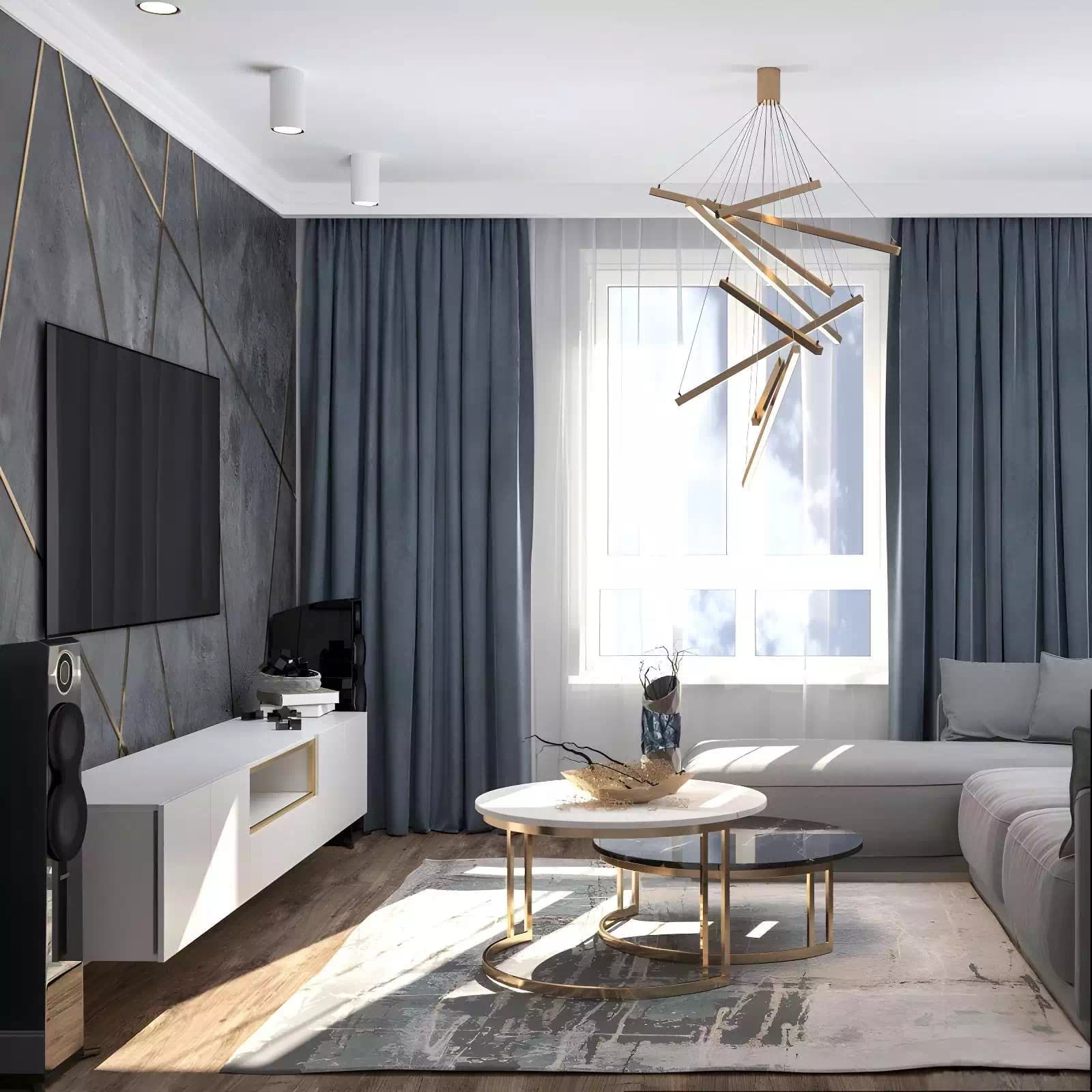 modern curtains for living room