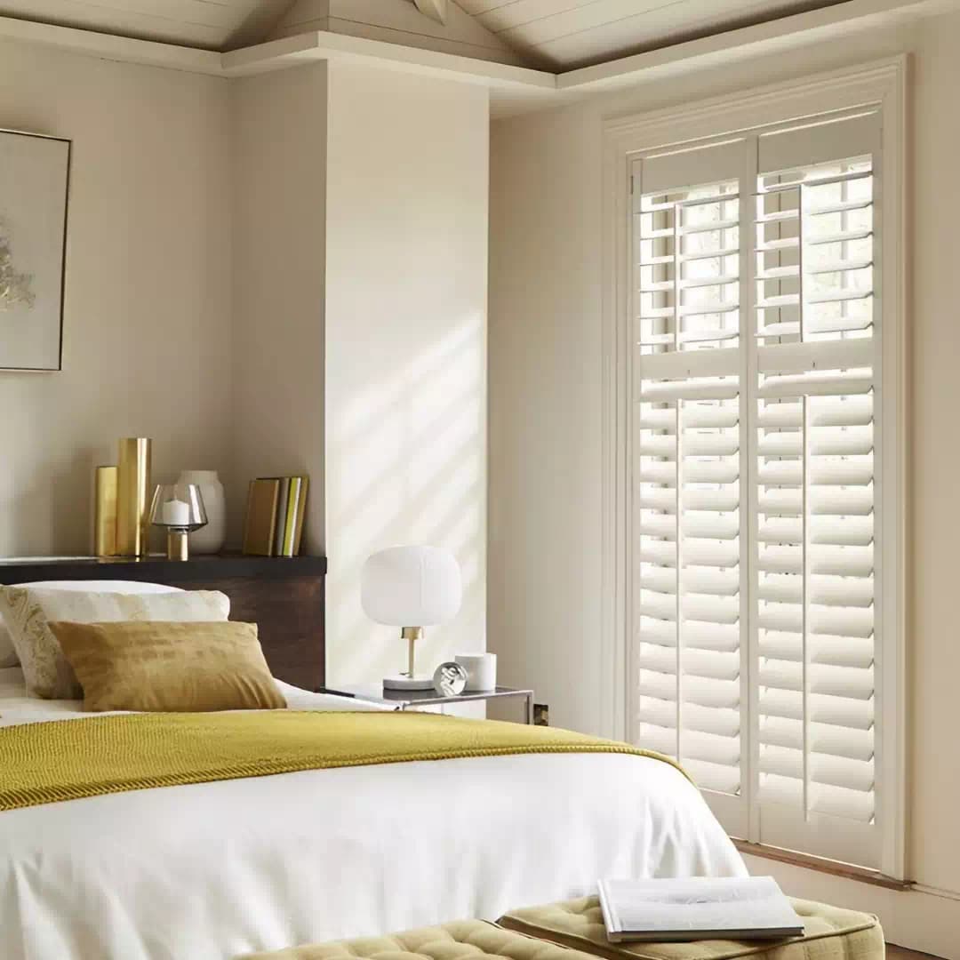Shutters for bedroom windows