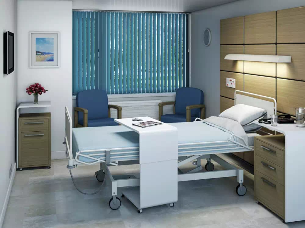 Hospital window coverings