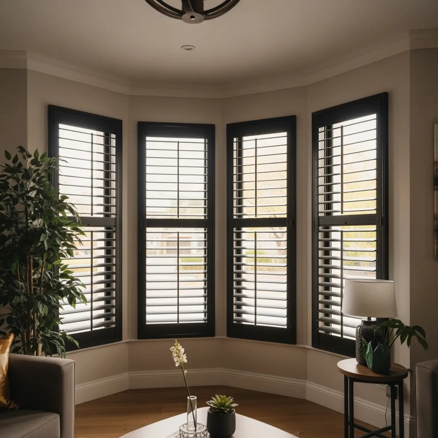 Dark Wood Shutters