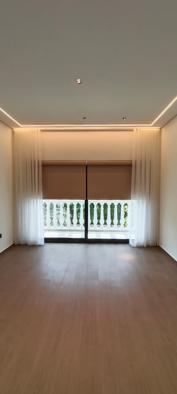 Sheer Curtains with Roller Blind The Prism