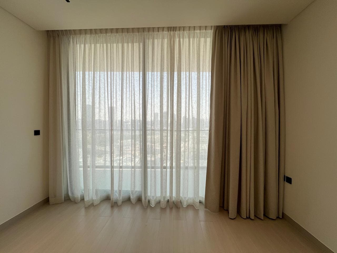 Sheer Curtains Nakheel townhouse