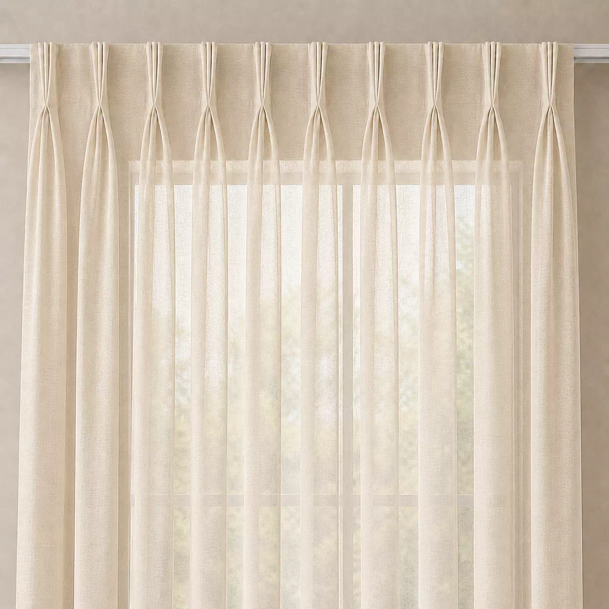Linen curtains