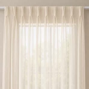 Sheer Triple Pinch Pleat Curtains