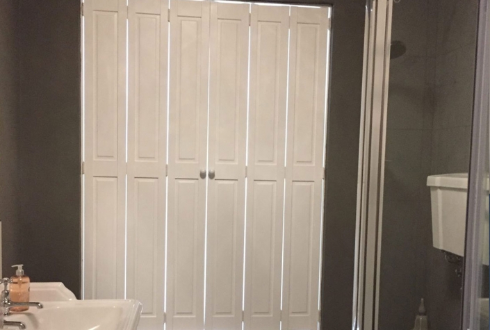 Bathroom Solid Panel Shutters Dubai