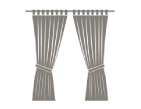 linen curtains icon