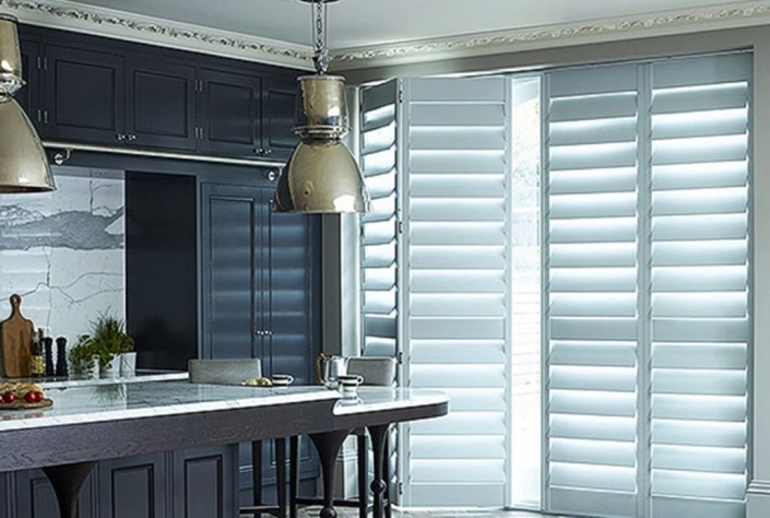 Kitchen Options For Tracked Window Shutters