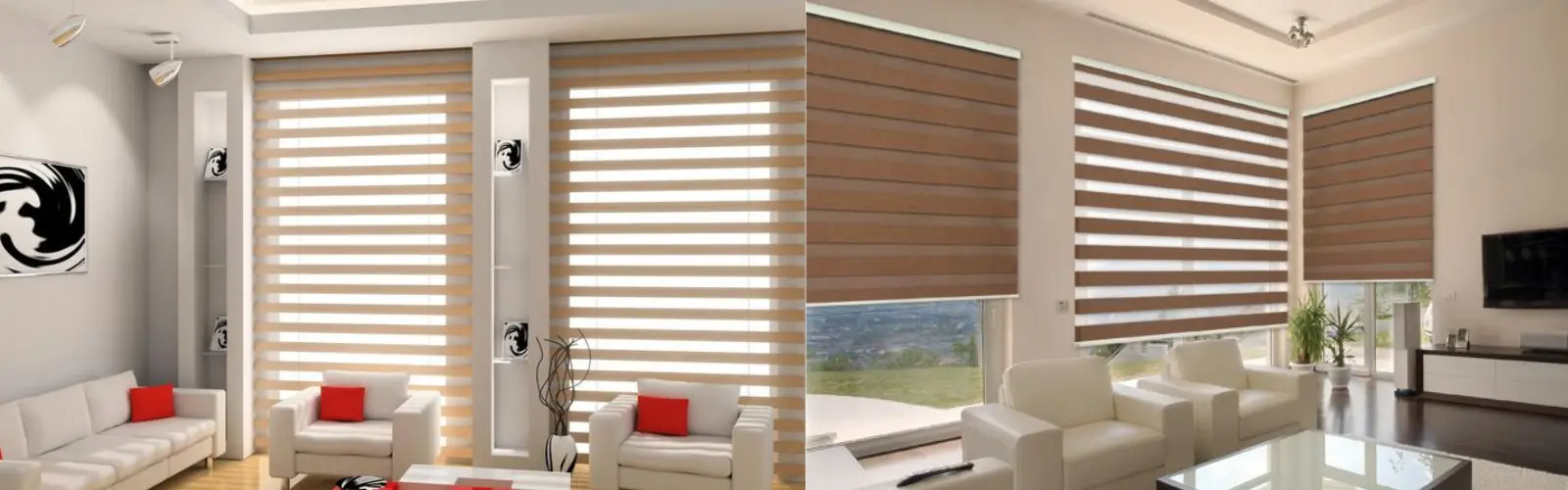 3D Day and night Blinds Banners