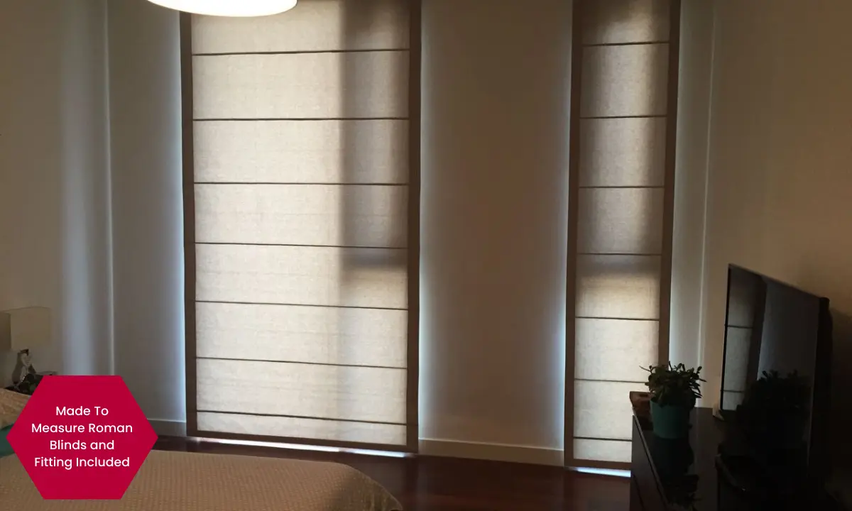 Made To Measure Roman Blinds and Fitting Included