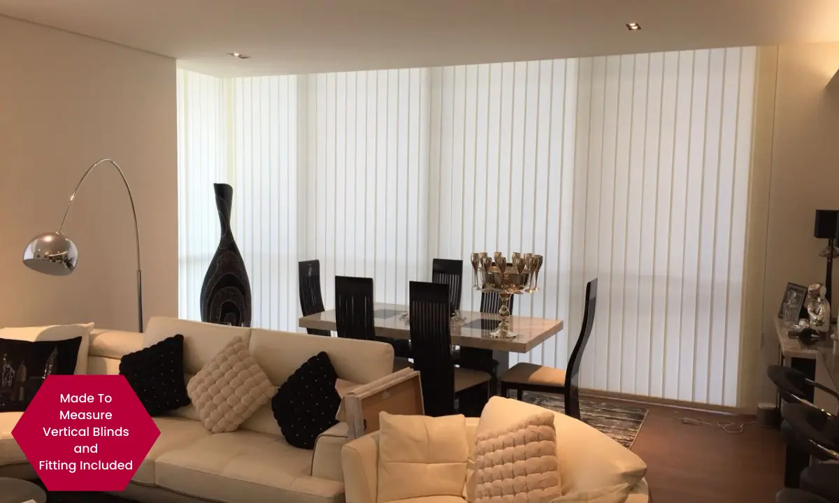 Made To Measure Vertical Blinds and Fitting Included