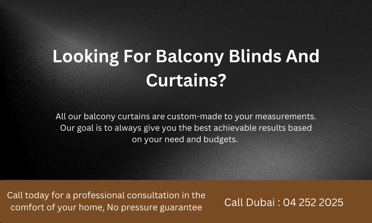 Balcony Blinds In Dubai 1