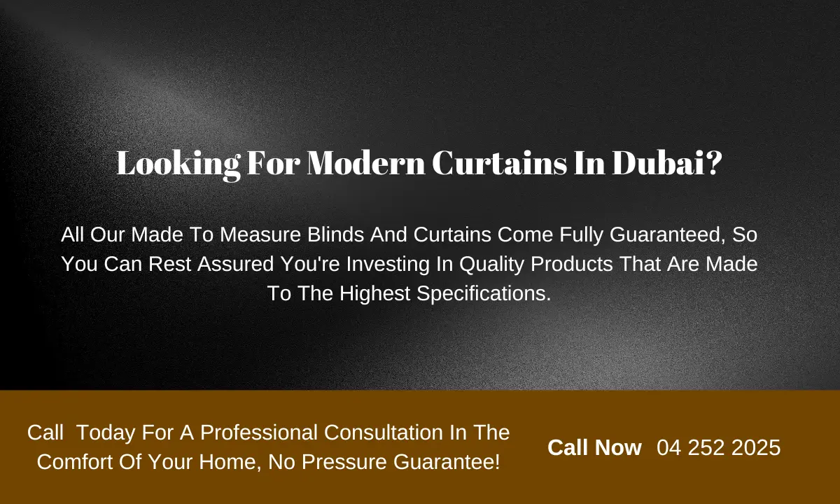 Modern Curtains In Dubai