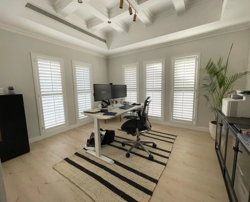 home office room shutters